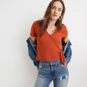 Madewell Wrap Tie top